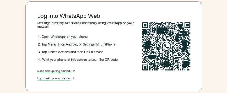دليل web whatsapp com مسح الرمز المربع (أسرار لا تعرفها)